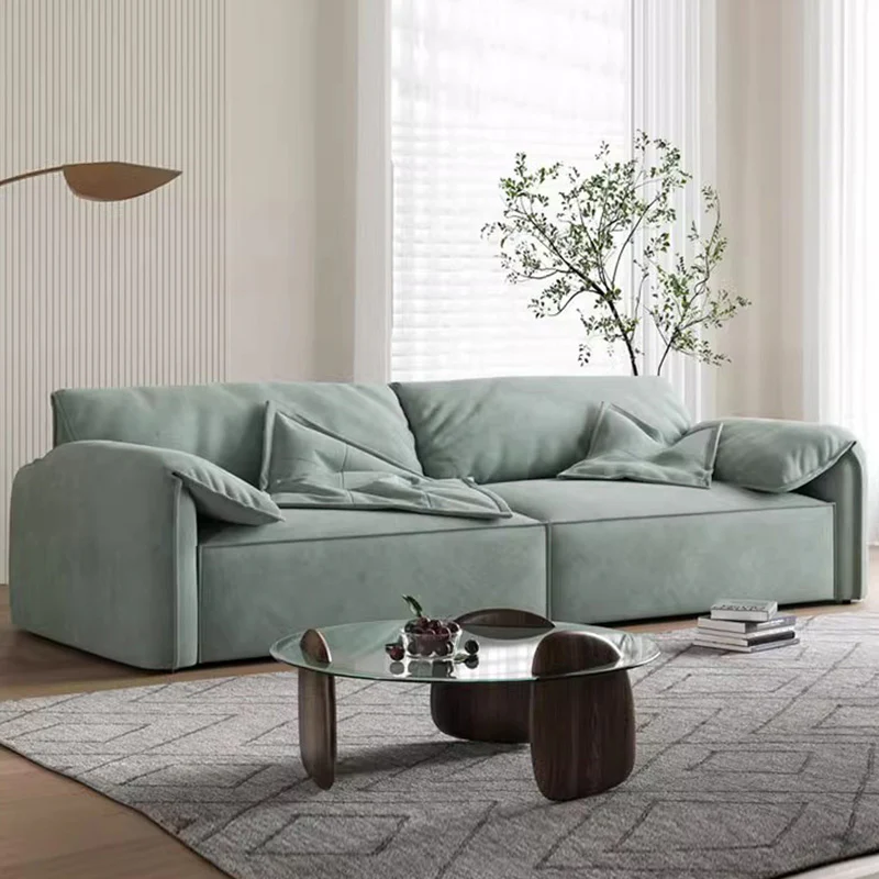 映画時間にくつろぎやすいローソファ huany-sofa-001