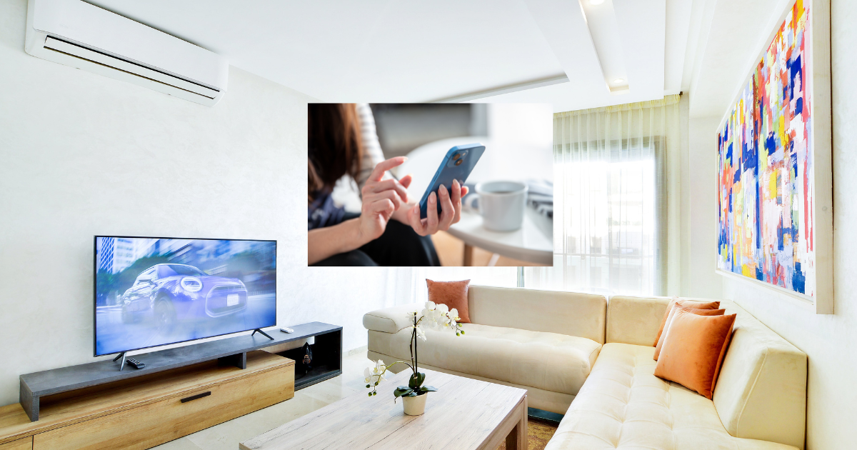 「スマホ時代のリビングではソファが主役となり、心地よくくつろげる空間が広がる」